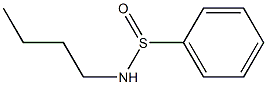 Benzenesulfinamide, N-butyl- Structure