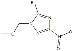 1H-Imidazole, 2-bromo-1-(methoxymethyl)-4-nitro- Struktur