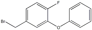 Benzene, 4-(bromomethyl)-1-fluoro-2-phenoxy- Struktur
