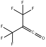 3,3,3-Trifluoropropenone, 2-(trifluoromethyl)- Structure