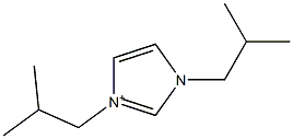 1,3-bis(2-methylpropyl)1H-Imidazolium 结构式
