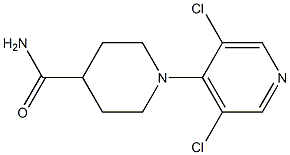 1-(3,5-Dichloropyridin-4-yl)piperidine-4-carboxamide Struktur