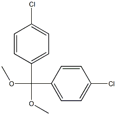 Benzene, 1,1'-(dimethoxymethylene)bis[4-chloro- Structure