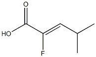2-Fluoro-4-methyl-pent-2-enoic acid Struktur