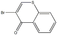4H-1-Benzothiopyran-4-one, 3-bromo- Structure