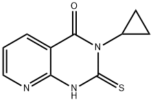 3-cyclopropyl-2-thioxo-2,3-dihydropyrido[2,3-d]pyrimidin-4(1H)-one Structure