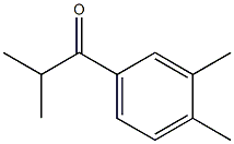 1-(3,4-二甲基苯基)-2-甲基丙-1-酮, 68884-85-5, 结构式