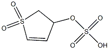 Thiophene-3-ol, 2,3-dihydro-, sulfate, 1,1-dioxide Struktur