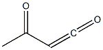 1-Butene-1,3-dione 化学構造式