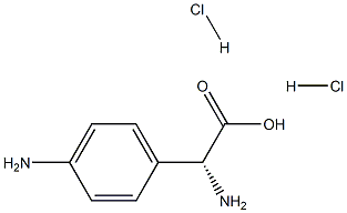 (R)-2-Amino-2-(4-aminophenyl)acetic acid dihydrochloride Structure