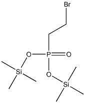Phosphonic acid, (2-bromoethyl)-, bis(trimethylsilyl) ester Structure