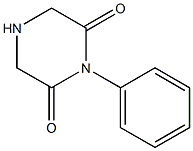 1-phenylpiperazine-2,6-dione Struktur