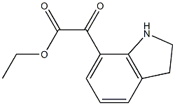 ethyl 2-(indolin-7-yl)-2-oxoacetate,693810-70-7,结构式