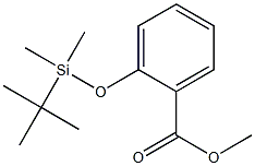 Benzoic acid, 2-[[(1,1-dimethylethyl)dimethylsilyl]oxy]-, methyl ester 化学構造式