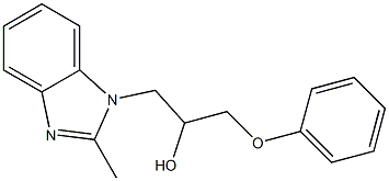 69407-80-3 1-(2-methyl-1H-benzo[d]imidazol-1-yl)-3-phenoxypropan-2-ol