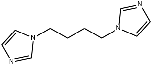 1H-Imidazole,1,1'-(1,4-butanediyl)bis- 化学構造式