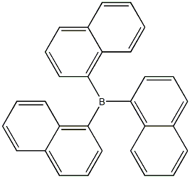 Borane,tri-1-naphthalenyl- Structure