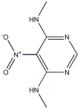 4,6-Pyrimidinediamine,N4,N6-dimethyl-5-nitro- Structure