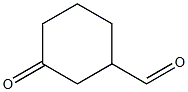 Cyclohexanecarboxaldehyde, 3-oxo- Struktur