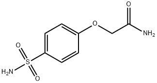 2-(4-sulfamoylphenoxy)acetamide 化学構造式