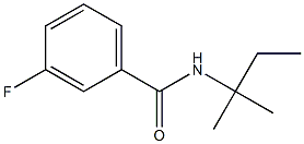 3-fluoro-N-(2-methylbutan-2-yl)benzamide Structure