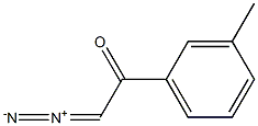 Ethanone, 2-diazo-1-(3-methylphenyl)- Structure