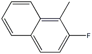 Naphthalene, 2-fluoro-1-methyl- Structure