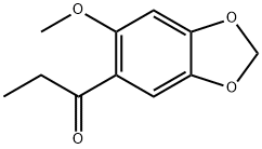 1-Propanone, 1-(6-methoxy-1,3-benzodioxol-5-yl)- Struktur