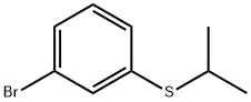 1-Bromo-3-(isopropylsulfanyl)benzene Struktur
