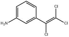 Benzenamine, 3-(trichloroethenyl)- Structure