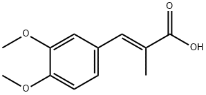 (2E)-3-(3,4-dimethoxyphenyl)-2-methylprop-2-enoic acid