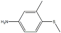 Benzenamine, 3-methyl-4-(methylthio)- Structure