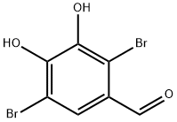 2,5-二溴-3,4-二羟基苯甲醛 结构式