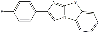 Imidazo[2,1-b]benzothiazole,2-(4-fluorophenyl)- Struktur