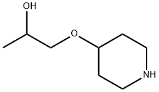 1-(4-Piperidinyloxy)-2-propanol Struktur