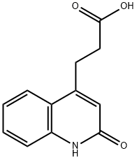 3-(2-Oxo-1,2-dihydro-quinolin-4-yl)-propionic acid Struktur