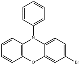 3-bromo-10-phenylphenoxazine Struktur