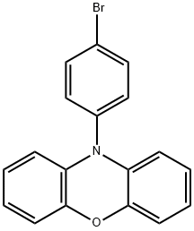 10-(4-溴苯)10H-吩噁嗪, 71041-21-9, 结构式