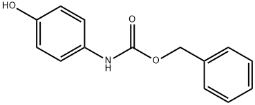 苄基 N-(4-羟基苯基)-氨基甲酸酯, 7107-59-7, 结构式