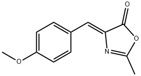 (4Z)-4-[(4-methoxyphenyl)methylidene]-2-methyl-1,3-oxazol-5-one Structure