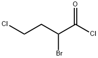 2-bromo-4-chlorobutanoyl chloride Structure