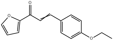 (2E)-3-(4-ethoxyphenyl)-1-(furan-2-yl)prop-2-en-1-one Struktur