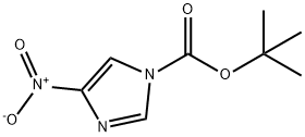4-硝基-1H-咪唑-1-甲酸叔丁酯 结构式