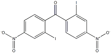 Methanone, bis(2-iodo-4-nitrophenyl)- 结构式