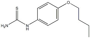 Thiourea, (4-butoxyphenyl)- Structure