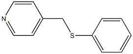 Pyridine, 4-[(phenylthio)methyl]- Struktur