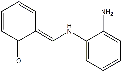 6-[[(2-aminophenyl)amino]methylidene]cyclohexa-2,4-dien-1-one Structure