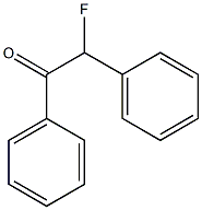 Ethanone, 2-fluoro-1,2-diphenyl-, 720-43-4, 结构式