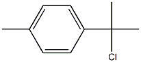 Benzene, 1-(1-chloro-1-methylethyl)-4-methyl- Structure