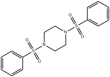1,4-bis(benzenesulfonyl)piperazine Structure